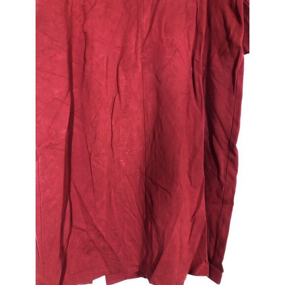 Lafayette 148 Aldrich Dress 3/4 Sleeve Boat Neck Midi Carnelian Red 18 - Picture 6 of 10